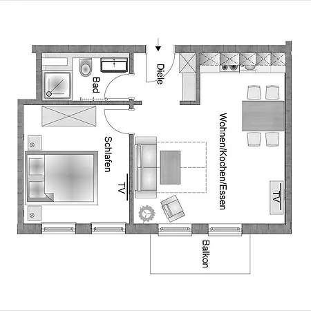 Min Huesung By Rujana Apartment