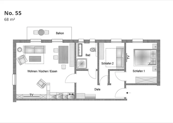 Apartment Min Hüsung By Rujana Binz